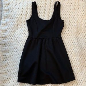 black tank top dress